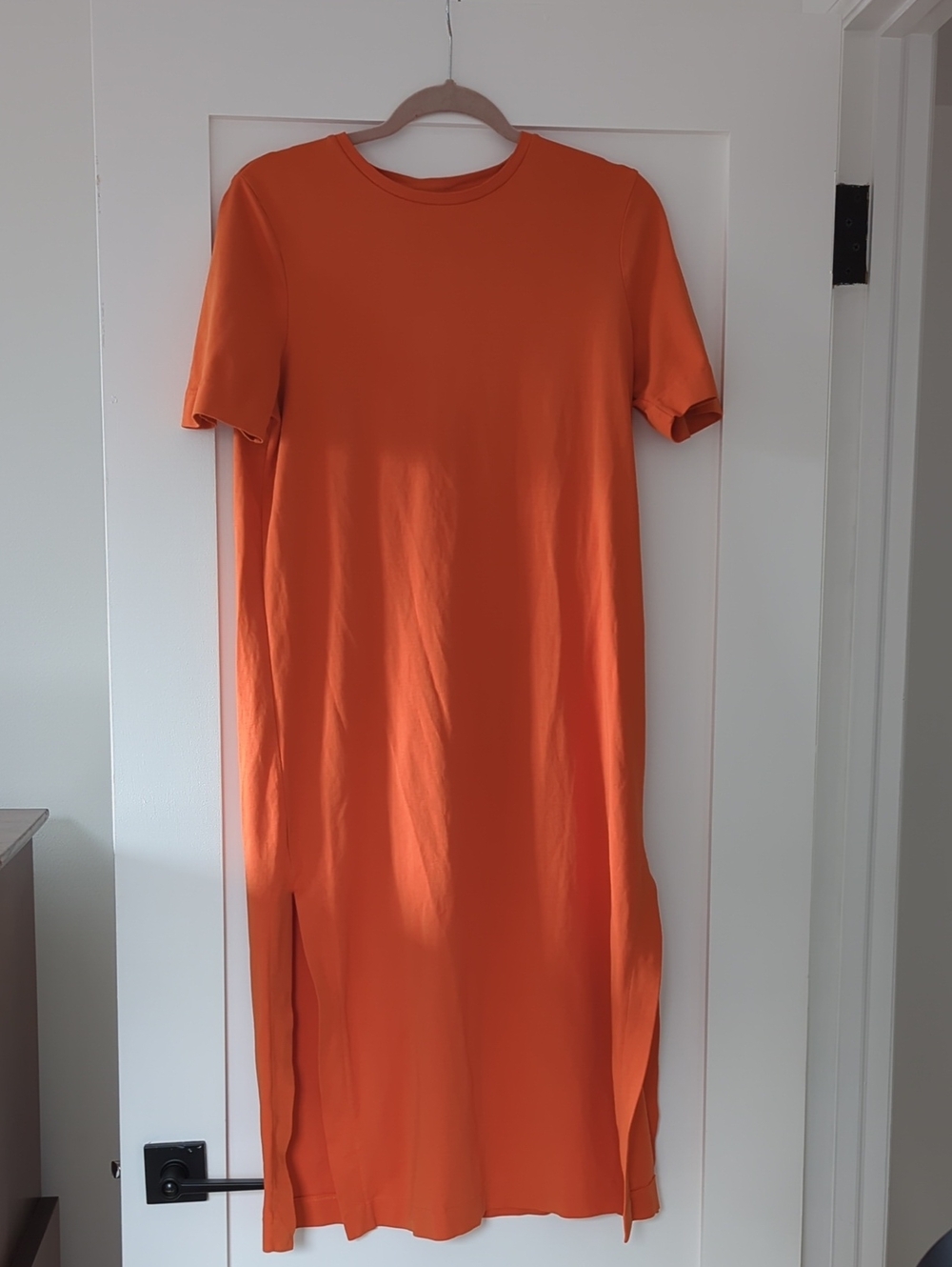 Boden Orange T Shirt Cotton Dress US 8 UK 12